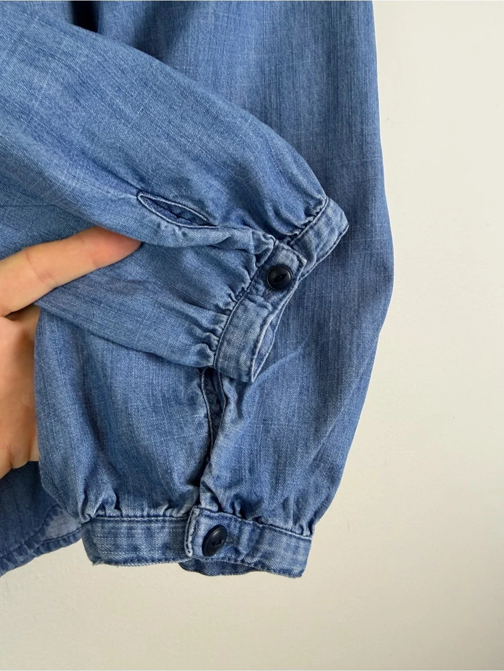 Madewell denim puff